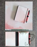 Kreativ Set 84 - Mini Klemmbuch "rose bonbon"